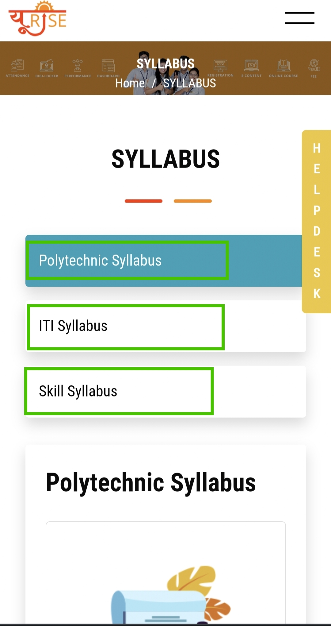 syllabus URISE Portal 